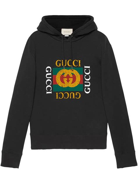 farfetch gucci hoodie|gucci trim tan hoodie sweatshirt.